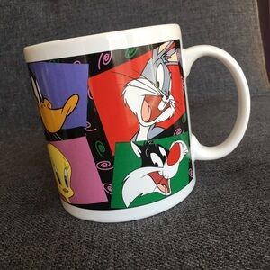 Looney Tunes Vintage Cartoon Character Coffee Mug, Colorful, 18 oz